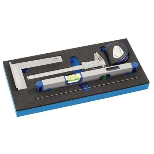 Werkzeugmodul 6-tlg.1/3-Modul Messwerkzeugsatz TECWERK