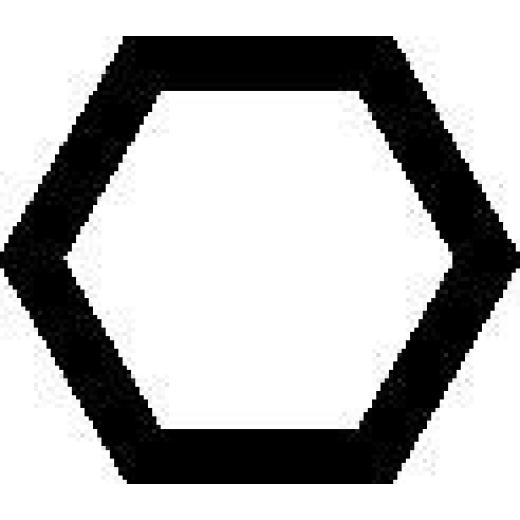 Rohrsteckschlüssel SW 14x15mm L.140mm Bohrungs-D.8,5mm verchr.PROMAT
