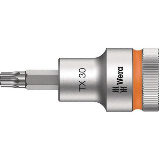 Steckschlüsseleinsatz 8767 C HF TORX® 1/2 Zoll T30 L.60mm WERA