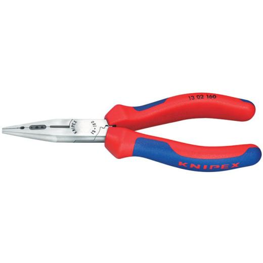 Verdrahtungszange L.160mm 0,5-0,75/1,5/2,5mm² pol.Comfort-Griff KNIPEX