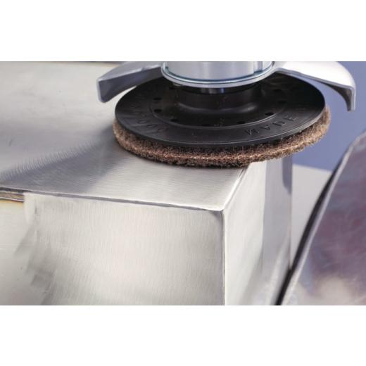 Schleifvliesscheibe D.125mm medium rot ungelocht TECWERK | 10 Stück