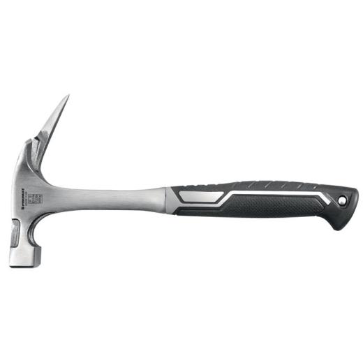 Ganzstahllatthammer Kopf-G.600g m.Magnet geraut fein pol.TECWERK