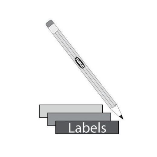 Etikettensatz 12St. B.104xH.26mm f.Art.Nr.795666-795669