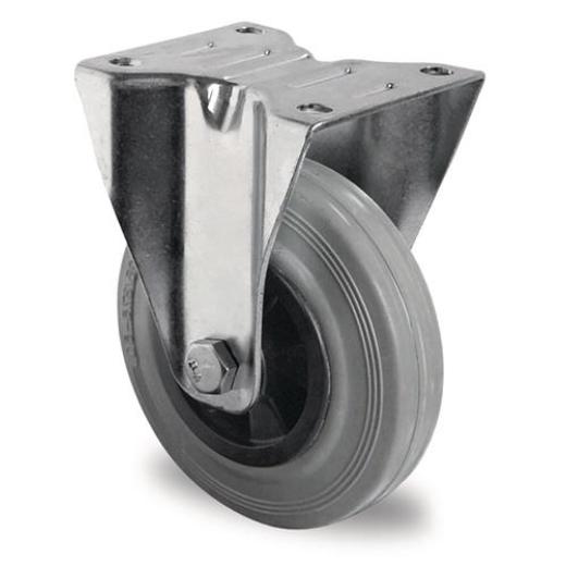 Bockrolle 200mm 205kg VG Rollenlager 135x110mm PP PROMAT