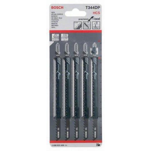 Stichsägeblatt T 344 DP Gesamt-L.152mm Zahnt.4mm HCS 5 St./Karte BOSCH