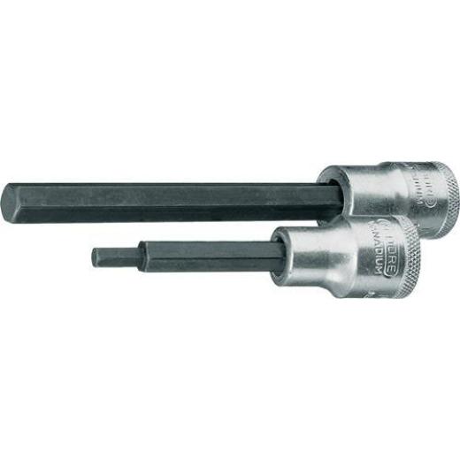 Steckschlüsseleinsatz IN 19 1/2 Zoll Innen-6-kant SW 9mm L.60mm GEDORE