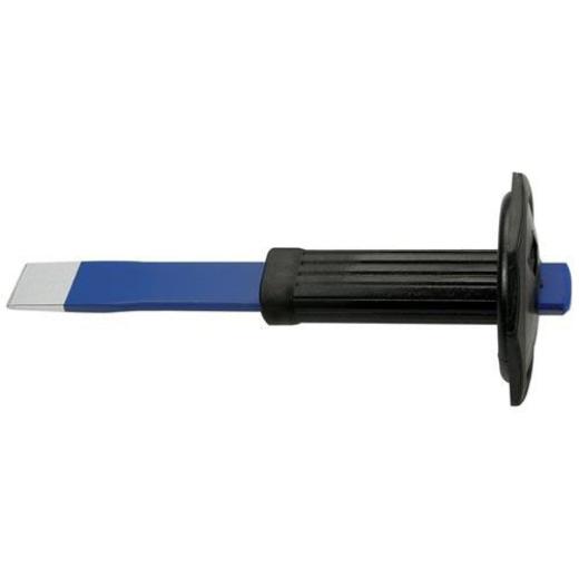 Schlitz-/Flachmeißel Schneiden-B.26mm 26x7mm m.Handschutz CV-Stahl TECWERK