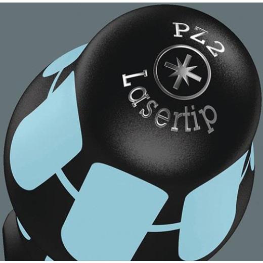 Edelstahlschraubendrehersatz 2224/3350/3355/6 6-tlg.Schlitz/PH/PZD Rundkl.2K