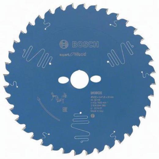 Kreissägeblatt Expert Wood AD 250mm Z.40 WZ Bohr.30mm Schnitt-B.2,4mm