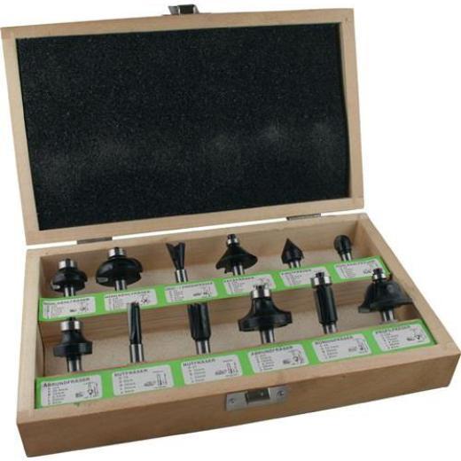 Fräsersatz 973CT12A06 HM - Schaft-Ø 8 mm 12-tlg.