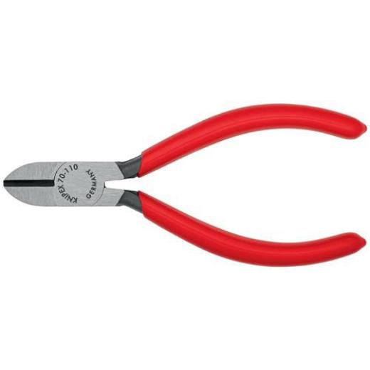 Seitenschneider L.110mm Kopf pol.Ku.-Überzug KNIPEX