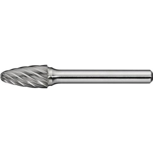 Frässtift RBF INOX Ø 10 mm Kopf-L.20 mm Schaft-Ø 6 mm HM Verz.Normal,fein PROMAT
