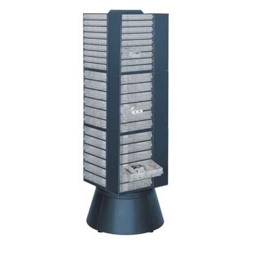 Drehturm B680xT680xH1600mm f.Stahlmagazine Ser.900 (leer) blau RAACO