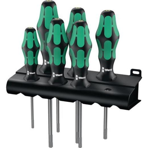 Schraubendrehersatz 367/6 TORX HF 6-tlg.TORX® 2K-Griff Rundkl.WERA