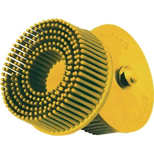 Radialbürstenscheibe Sunburst D.51mm K.80 A80 CRS B.51 gelb 25000min-¹ TYROLIT