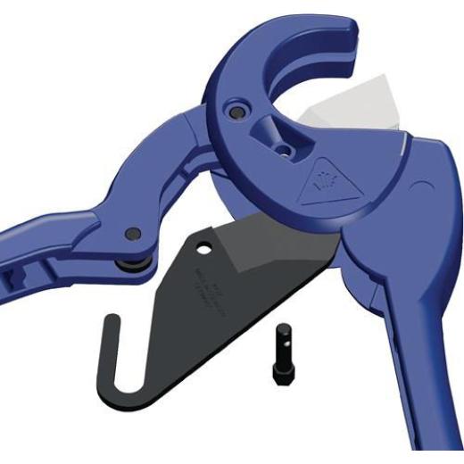 Kunststoffrohrschere 0-35mm PP/PE/PB/PVDF/MLP/MSR/VPE/CPVC/PVC TECWERK