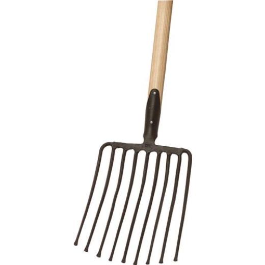 Steingabel 9,Zinken-L.330mm m.Federdülle,o.Stiel STA IDEAL