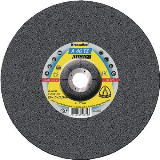 Trennscheibe A 46 TZ Special D125x1,6mm ger.INOX Bohr.22,23mm KLINGSPOR | 25 Stück