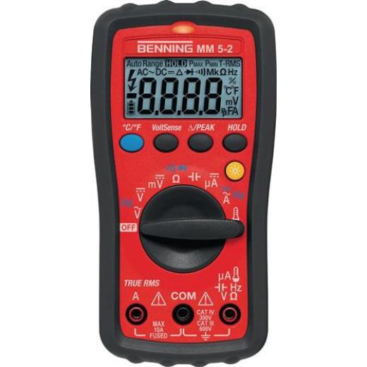 Multimeter MM 5-2 0,1 mV-600 V AC/DC TRUE RMS BENNING