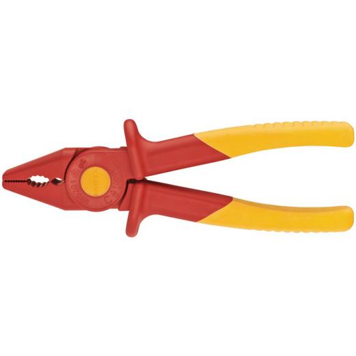 Kombizange L.180mm m.Weichkunststoff-Zone KU.glasfaserverst.VDE KNIPEX