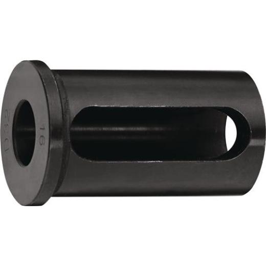 Reduzierbuchse Form 2 Bohrungs-D.16mm AD 25mm Einspann-L.46mm TECWERK