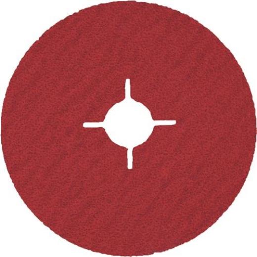 Fiberscheibe D.125mm K.60 INOX Keramikkorn TECWERK | 25 Stück