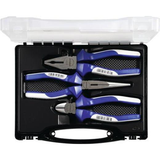 Zangensatz Inh.3tlg.verchr.Ku.-Koffer TECWERK