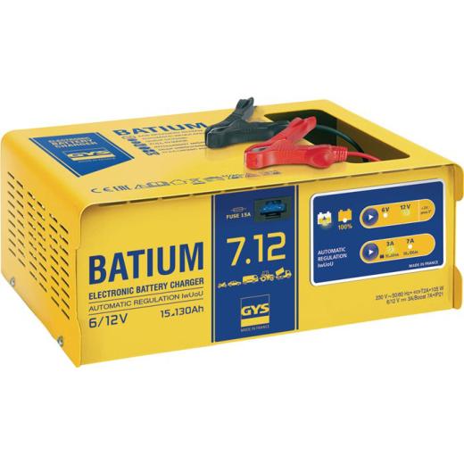 Batterieladegerät BATIUM 7-12 6/12 V effektiv:11/arithmetisch:3-7 A GYS