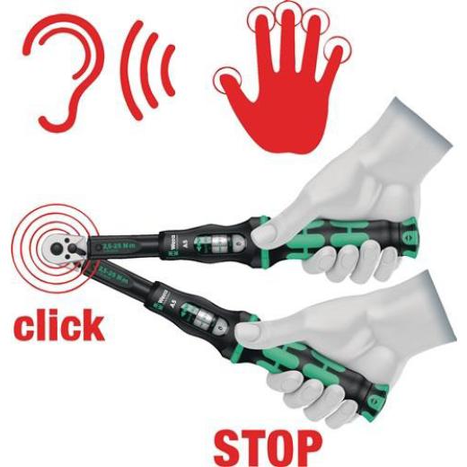 Drehmomentschlüssel Click-Torque C 2 1/2 Zoll 20-100 Nm WERA