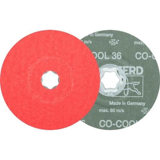 Fiberscheibe COMBICLICK CO-COOL D.125mm K.36 INOX/Alu.Keramikkorn PFERD | 25 Stück