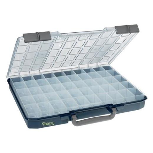 Sortimentskasten B.413xT.330xH.57mm 50Fächer Unterteil PP/Deckel a.PC | 4 Stück