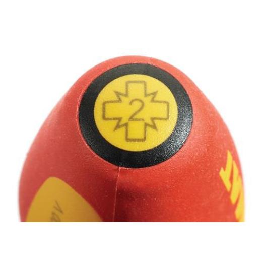 Schraubendreher Gr.PZD 1 Klingen-L.80mm VDE isol.TECWERK