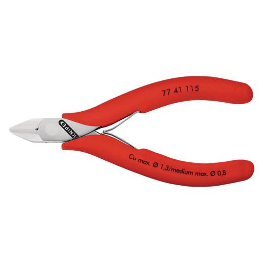 Elektronik-Seitenschneider L.115mm Form 0 Facette ja Ku.-Überzug