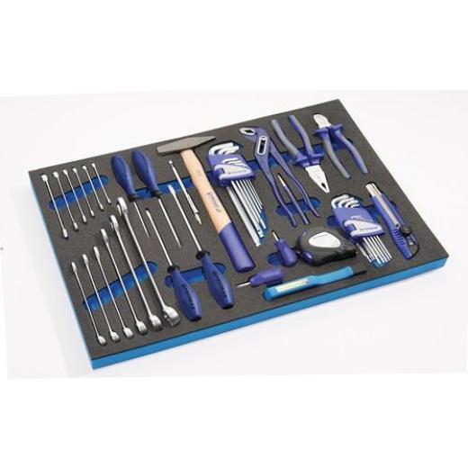 Werkzeugmodul 44-tlg.3/3-Modul Werkzeugsatz TECWERK