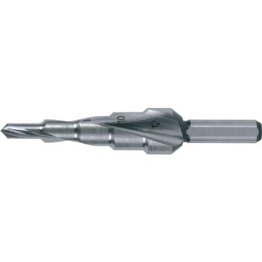 Stufenbohrer Bohrber.4-12mm HSS Spiralnut Z.2 Stufen 5 RUKO