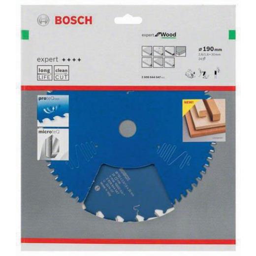 Kreissägeblatt Expert Wood AD 190mm Z.24 WZ Bohr.30mm Schnitt-B.2,6mm