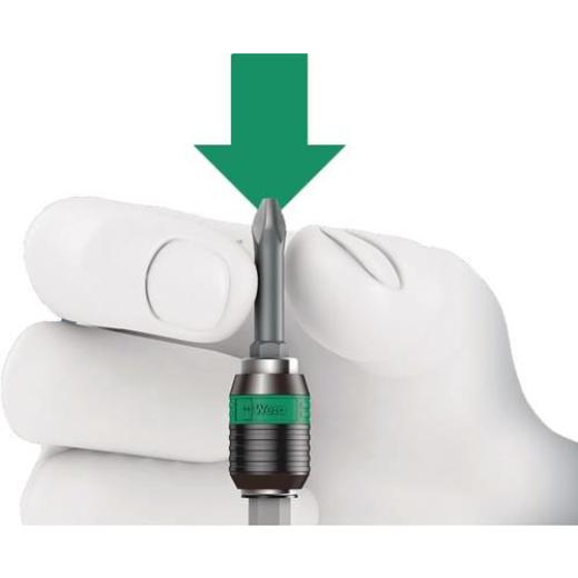 Bithandhalter 826 T Kraftform Turbo m.SWF 2K-Griff WERA