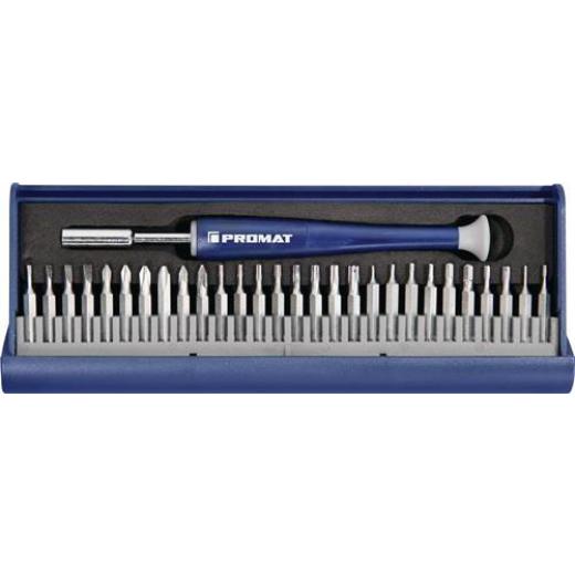 Feinmechanikerbitset 29tlg.m.Wechselbits in Ku.-Kassette TECWERK