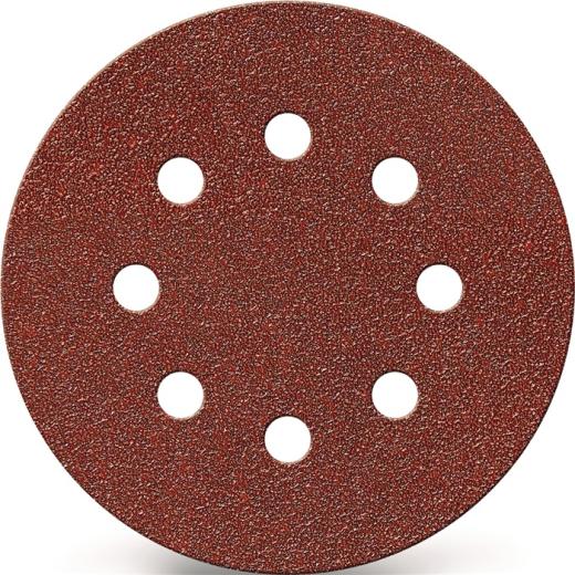 Haftschleifscheibe GLS 1 150mm K.60 f.HO/Metall Korund Lochanzahl 8+1 TECWERK | 25 Stück