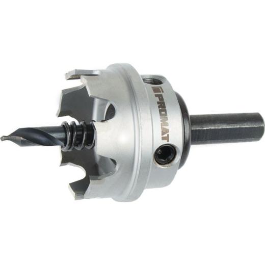 Lochsäge D.90mm Schnitt-T.4mm HM-bestückt m.Bohrer u.Feder TECWERK