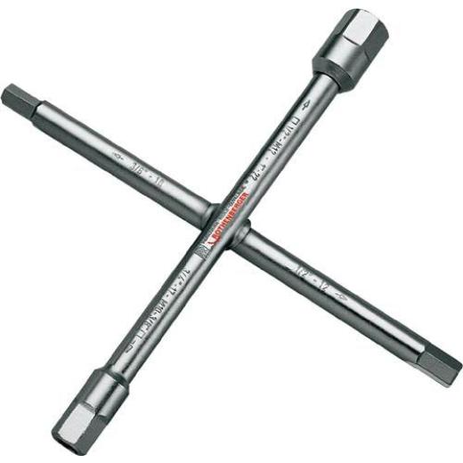 Sanitärkreuzschlüssel 220x220mm 10-Fach-Funktion ROTHENBERGER