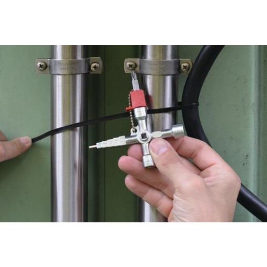 Schaltschrankschlüssel 820 M03 13 Funktionen m.Bitadapter SCHUEBO