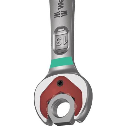 Maulringratschenschlüssel Joker SW 14mm L.187mm umschaltbar,Rings.15Grad WERA