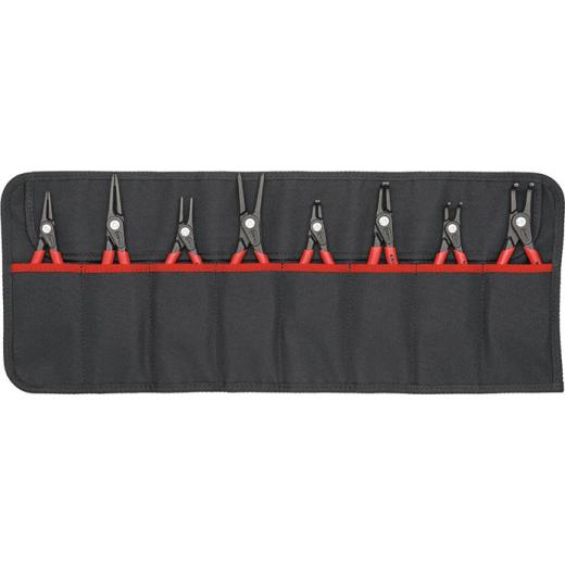 Sicherungsringzangensatz Version 2 8-tlg.in Rolltasche 10-60mm KNIPEX