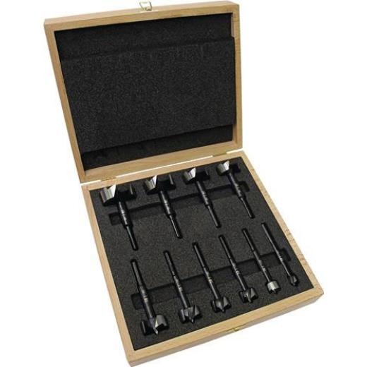 Forstnerbohrersatz BLACK SHARK PRO 10-tlg. - Ø 15,20,25,26,30,35,40,45,50,55 mm