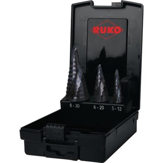 Stufenbohrersatz ULTIMATECUT D.5-12/6-20/8-30mm HSS Spiralnut