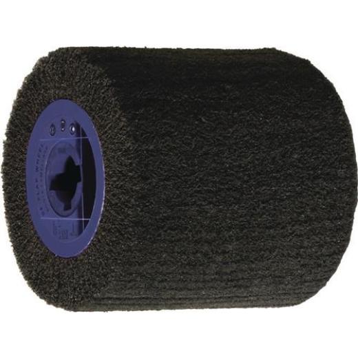 Satinierwalze Vlies 800 ultra fine grau Ø110xB100mm 19mm TECWERK