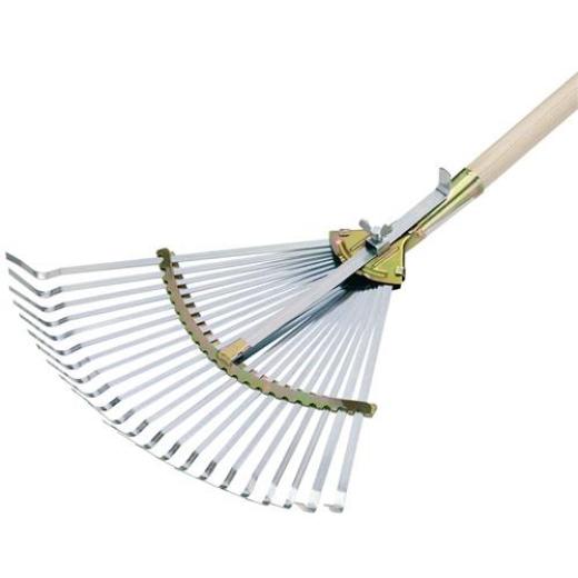 Profi Laubbesen Arbeits-B.320-480mm verz.o.Stiel FLORA | 10 Stück