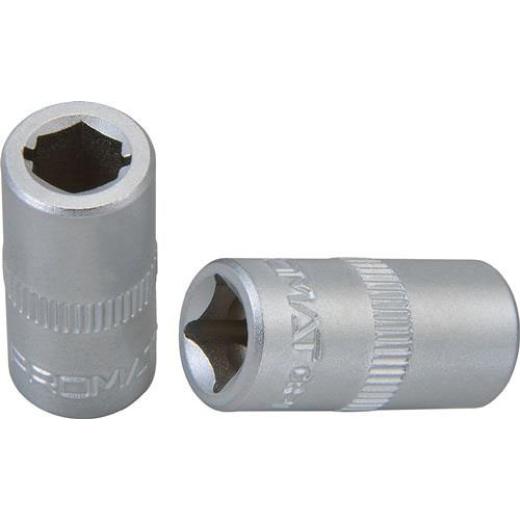 Adapter Antriebs-4-KT.1/4 Zoll Antriebs-6-KT.1/4 Zoll L.25mm TECWERK