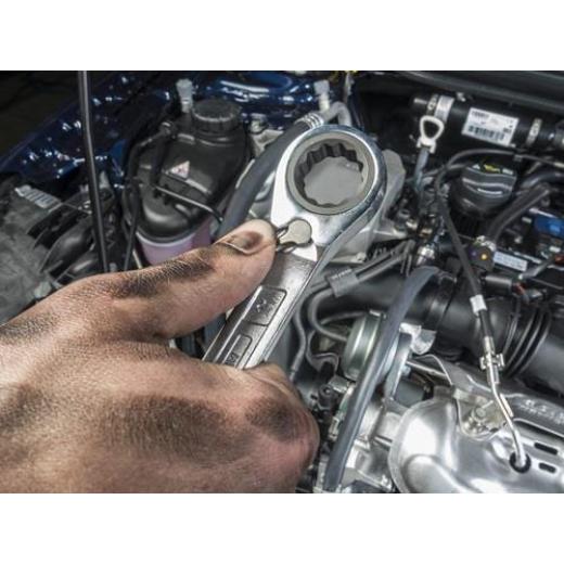 Knarrenringmaulschlüsselsatz 606N/12 12-tlg.SW 8-19mm abgew.HAZET